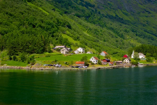 欧洲诺威峡湾美丽的风景 — 图库照片