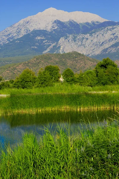 Красиве Озеро Горах Влітку — стокове фото