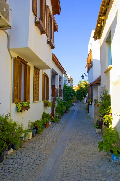 Historic Norrow Street Izmir Turkey Summer — Stock Photo, Image