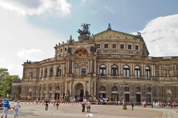 Scene in Dresden City ,Germany — Stock Photo, Image