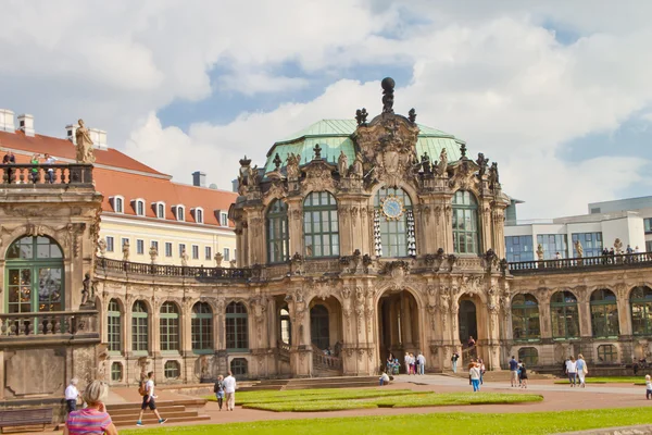 Сцена в Дрездене, Германия — стоковое фото