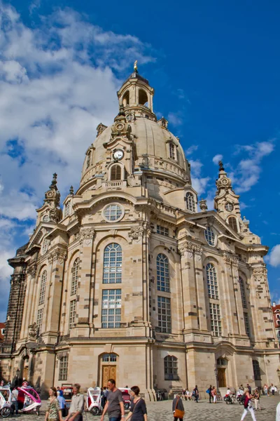 Scéna ve městě Dresden, Německo — Stock fotografie
