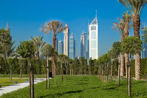 Skyline in Dubai — Stock Photo, Image