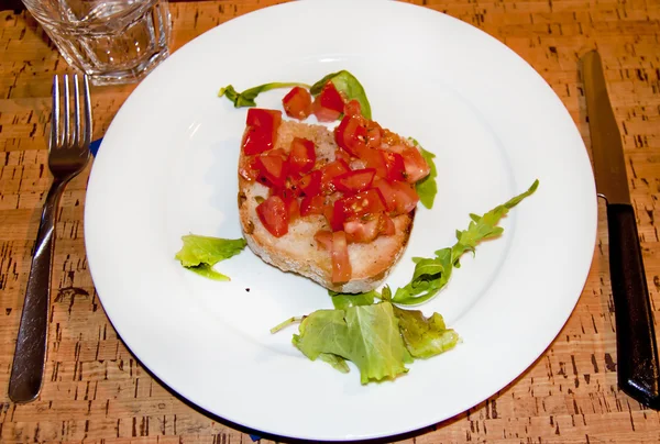 Verse Bruschetta — Stockfoto