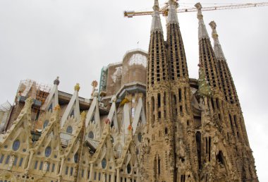 La sagrada familia için Barselona, İspanya