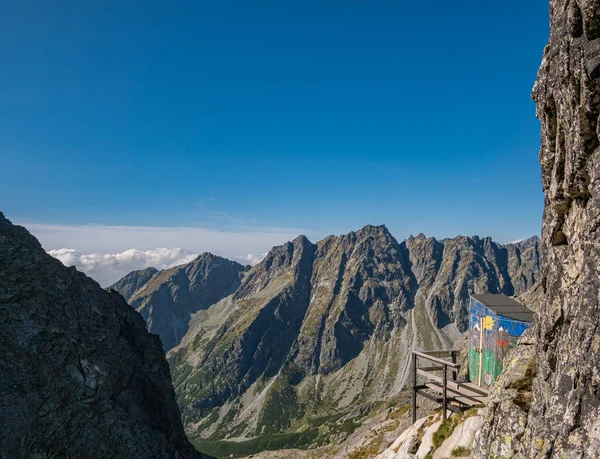Bagno Unico Montagna Con Vista Sugli Alti Tatra — Foto Stock