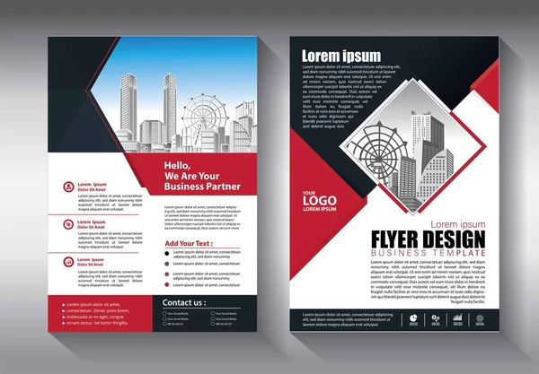 Brochure Template Lay Out Omslag Ontwerp Jaarverslag Tijdschrift Flyer Brochure — Stockvector