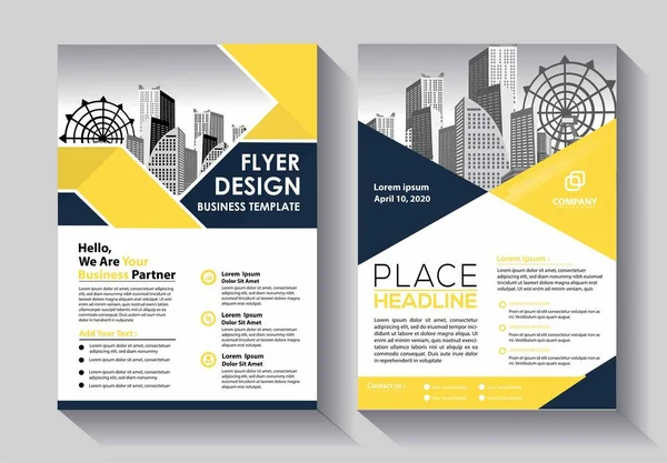 Brochure Template Lay Out Omslag Ontwerp Jaarverslag Tijdschrift Flyer Brochure — Stockvector