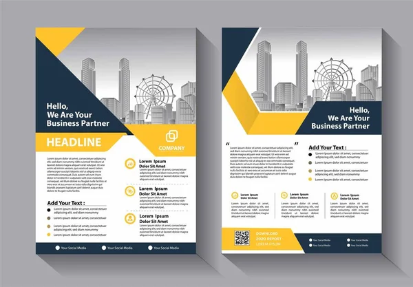 İş soyut vektör şablonu. Broşür tasarımı, modern tasarım, yıllık rapor, poster, renkli üçgenleri olan A4 broşürü, teknoloji, bilim ve ışık arka planlı geometrik şekiller.