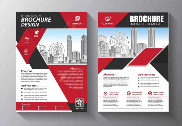 İş soyut vektör şablonu. Broşür tasarımı, modern tasarım, yıllık rapor, poster, renkli üçgenleri olan A4 broşürü, teknoloji, bilim ve ışık arka planlı geometrik şekiller.