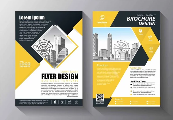 Zakelijke Abstracte Vector Template Brochure Ontwerp Omslag Moderne Lay Out — Stockvector