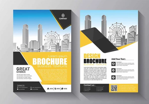 Zakelijke Abstracte Vector Template Brochure Ontwerp Omslag Moderne Lay Out — Stockvector