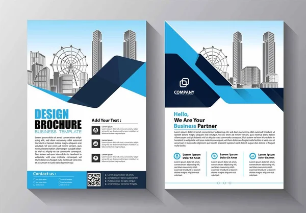 Zakelijke Abstracte Vector Template Brochure Ontwerp Omslag Moderne Lay Out — Stockvector