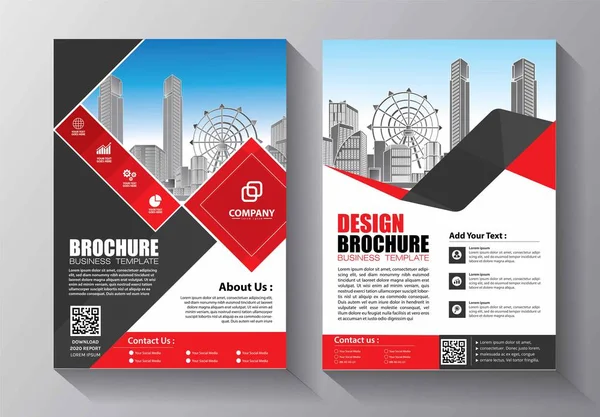 Abstrakte Vektorvorlage Für Unternehmen Broschürendesign Einband Modernes Layout Jahresbericht Poster — Stockvektor