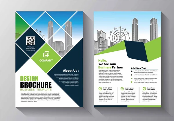 Flyer Brochure Layout Book Business Cover Poster Magazine Template Creative — Image vectorielle