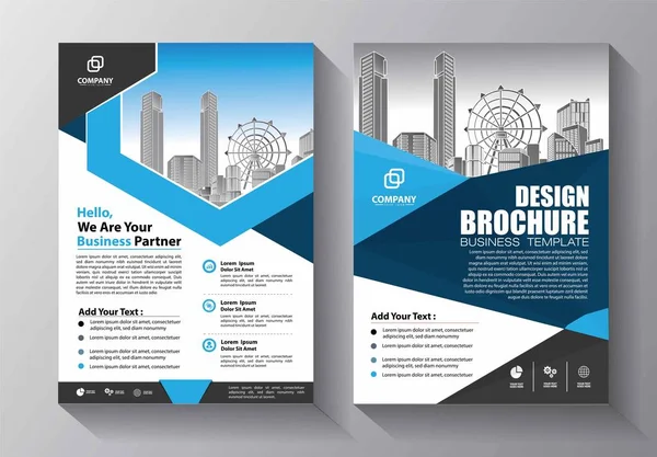 Flyer Broschüre Layout Buch Geschäft Cover Poster Magazin Vorlage Kreativ — Stockvektor