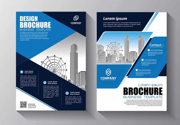 Flyer Brochure Lay Out Boek Bedrijf Omslag Poster Tijdschrift Sjabloon — Stockvector