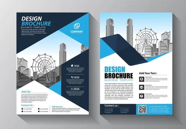 Flyer Broschüre Layout Buch Geschäft Cover Poster Magazin Vorlage Kreativ — Stockvektor