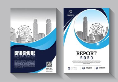 İş soyut vektör şablonu. Broşür tasarımı, modern tasarım, yıllık rapor, poster, renkli üçgenleri olan A4 broşürü, teknoloji, bilim ve ışık arka planlı geometrik şekiller.