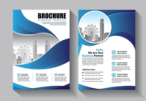 Modèle Vectoriel Abstrait Entreprise Brochure Design Couverture Mise Page Moderne — Image vectorielle