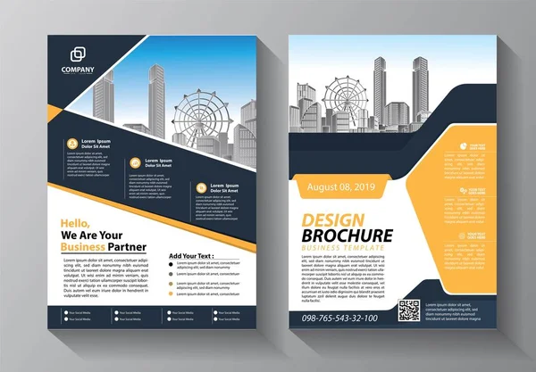 Zakelijke Abstracte Vector Template Brochure Ontwerp Omslag Moderne Lay Out — Stockvector