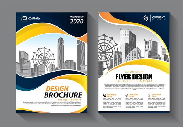 Business abstract vector template. Brochure design, cover modern layout, annual report, poster, flyer in A4 with colorful triangles, geometric shapes for tech, science, market with light background