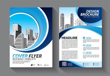 İş soyut vektör şablonu. Broşür tasarımı, modern tasarım, yıllık rapor, poster, renkli üçgenleri olan A4 broşürü, teknoloji, bilim ve ışık arka planlı geometrik şekiller.