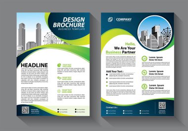 İş soyut vektör şablonu. Broşür tasarımı, modern tasarım, yıllık rapor, poster, renkli üçgenleri olan A4 broşürü, teknoloji, bilim ve ışık arka planlı geometrik şekiller.