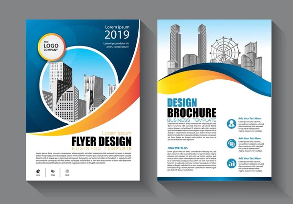 İş soyut vektör şablonu. Broşür tasarımı, modern tasarım, yıllık rapor, poster, renkli üçgenleri olan A4 broşürü, teknoloji, bilim ve ışık arka planlı geometrik şekiller.