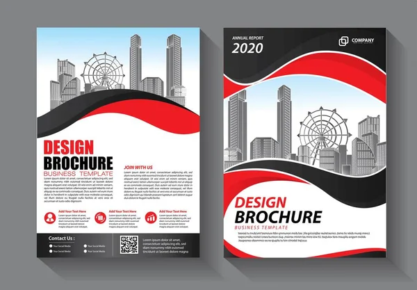 Soyut Vektör Şablonu Broşür Tasarımı Modern Tasarım Yıllık Rapor Poster — Stok Vektör