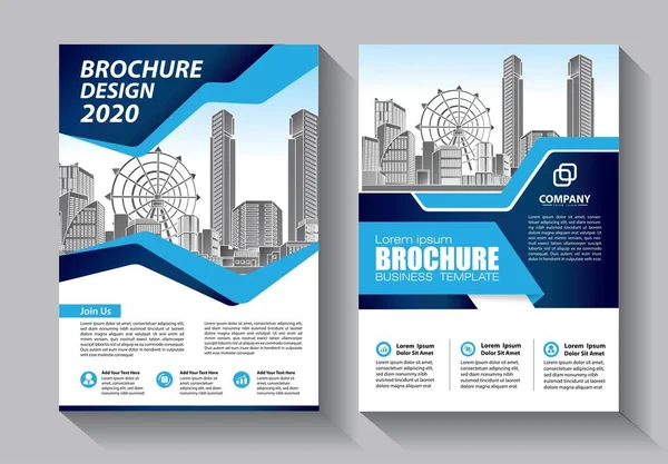 Zakelijke Abstracte Vector Template Brochure Ontwerp Omslag Moderne Lay Out — Stockvector