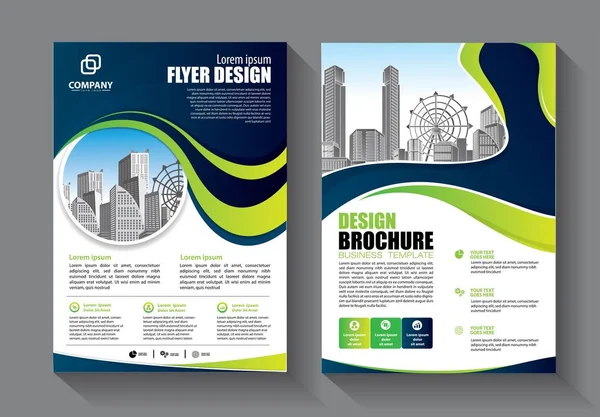 Abstrakte Vektorvorlage Für Unternehmen Broschürendesign Einband Modernes Layout Jahresbericht Poster — Stockvektor