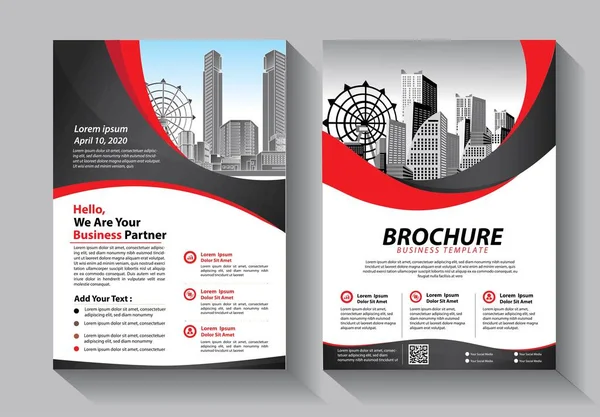 Zakelijke Abstracte Vector Template Brochure Ontwerp Omslag Moderne Lay Out — Stockvector