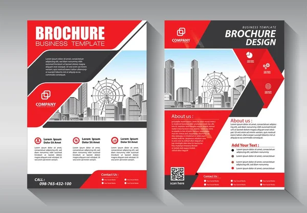 Zakelijke Abstracte Vector Template Brochure Ontwerp Omslag Moderne Lay Out — Stockvector