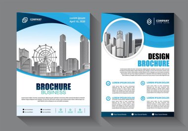 İş soyut vektör şablonu. Broşür tasarımı, modern tasarım, yıllık rapor, poster, renkli üçgenleri olan A4 broşürü, teknoloji, bilim ve ışık arka planlı geometrik şekiller.