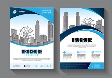 İş soyut vektör şablonu. Broşür tasarımı, modern tasarım, yıllık rapor, poster, renkli üçgenleri olan A4 broşürü, teknoloji, bilim ve ışık arka planlı geometrik şekiller.