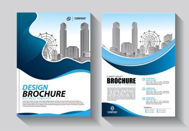 İş soyut vektör şablonu. Broşür tasarımı, modern tasarım, yıllık rapor, poster, renkli üçgenleri olan A4 broşürü, teknoloji, bilim ve ışık arka planlı geometrik şekiller.