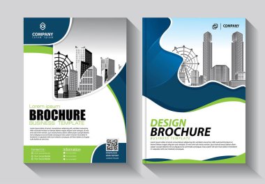 İş soyut vektör şablonu. Broşür tasarımı, modern tasarım, yıllık rapor, poster, renkli üçgenleri olan A4 broşürü, teknoloji, bilim ve ışık arka planlı geometrik şekiller.