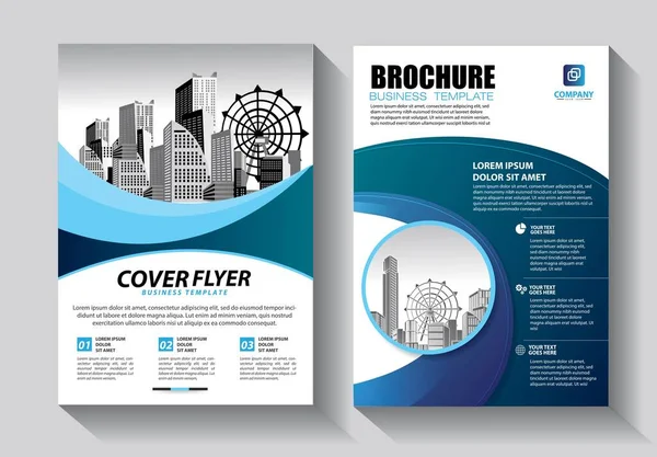 Modèle Vectoriel Abstrait Entreprise Brochure Design Couverture Mise Page Moderne — Image vectorielle