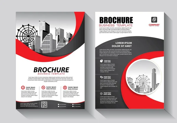 Abstrakte Vektorvorlage Für Unternehmen Broschürendesign Einband Modernes Layout Jahresbericht Poster — Stockvektor