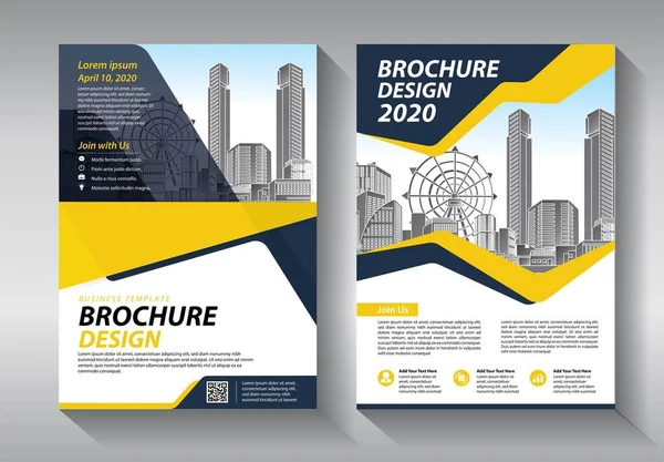 Zakelijke Abstracte Vector Template Brochure Ontwerp Omslag Moderne Lay Out — Stockvector