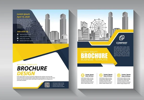 Zakelijke Abstracte Vector Template Brochure Ontwerp Omslag Moderne Lay Out — Stockvector