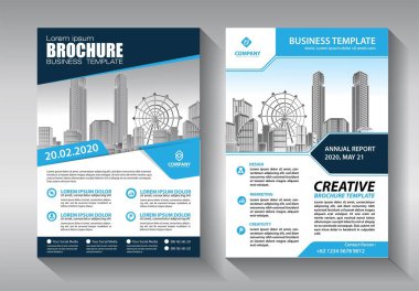 İş soyut vektör şablonu. Broşür tasarımı, modern tasarım, yıllık rapor, poster, renkli üçgenleri olan A4 broşürü, teknoloji, bilim ve ışık arka planlı geometrik şekiller.