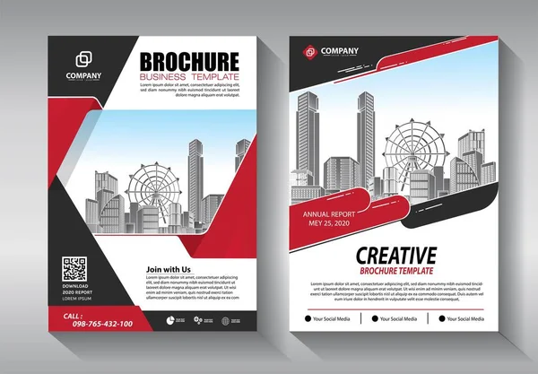 Zakelijke Abstracte Vector Template Brochure Ontwerp Omslag Moderne Lay Out — Stockvector