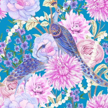 Geleneksel Babür Doğu Resimleri, Harikalar Diyarı Duvar Kağıdı, Botanik Bahçesi Kusursuz Arka plan, Düğün Davetiyesi.