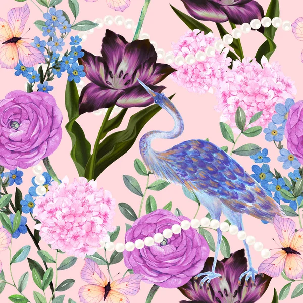 Geleneksel Babür Doğu Resimleri, Harikalar Diyarı Duvar Kağıdı, Botanik Bahçesi Kusursuz Arka plan, Düğün Davetiyesi.