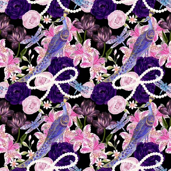 Geleneksel Babür Doğu Resimleri, Harikalar Diyarı Duvar Kağıdı, Botanik Bahçesi Kusursuz Arka plan, Düğün Davetiyesi.