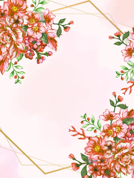 Bahar ve Yaz, kır çiçekleriyle dolu eski çiçek kartlarının şablonu. Kadınlar Günü, doğum günü, Anneler Günü, Paskalya dekoru için çiçek desenleri çizilmiş.