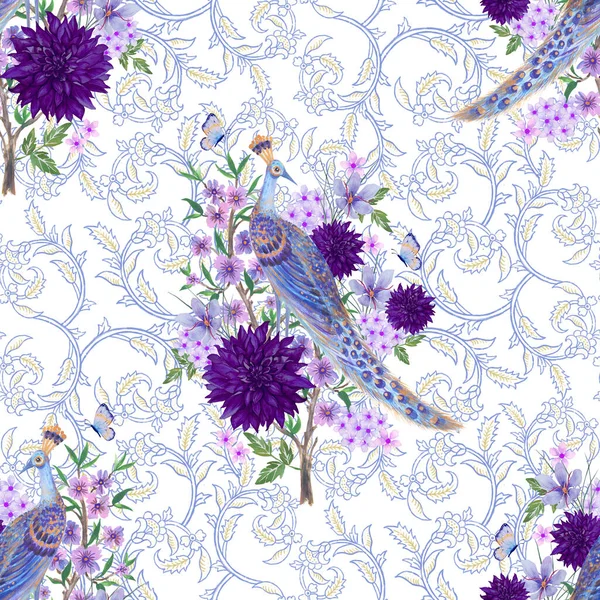 Bahar mevsimi çiçek desenli geleneksel ay çiçeği hediye kartı zarif şakayık çiçekleri, çiçek sakuraları pembe çiçekler, yaprak tavus kuşu, turna kuşu Çin yeni yıl bayrağı, şans sembolü