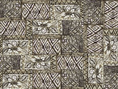 El Boyalı Suluboya Tropikal Döşeme, Çapraz Çapraz Çapraz Çapraz Çapraz Çapraz Çapraz Çiçek Yontma Etnik Botanik Doku, Hawaii İlham Veren Yüzey Tasarımı